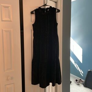 Black (with sparkles) jcrew dress size 6